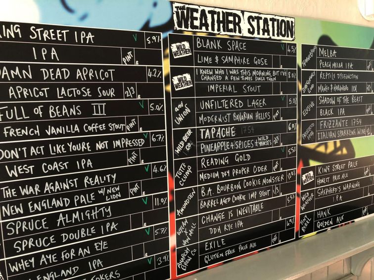 The Weather Station Wild Weather Ales Reading Pub